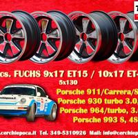 4 cerchi Porsche Fuchs 9x17 10x17 911 SC Carrera -