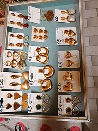 stock orecchini acciaio
