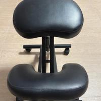 Sedia ergonomica nera