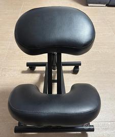 Sedia ergonomica nera