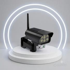 Faretto Solare LED Finta Telecamera Esterno Nuovo