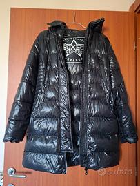 Piumino lungo da donna nero Boxeur