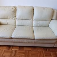 Divano 3 posti simil-pelle