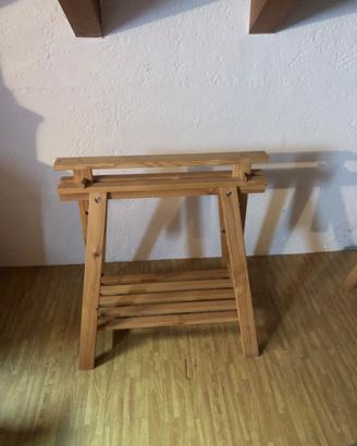 Cavalletti legno naturale