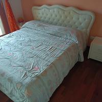 Letto matrimoniale con contenitore e materasso