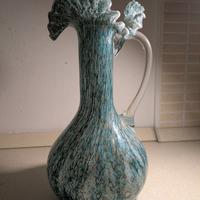 Vaso artigianale azzurro