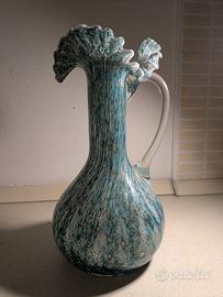 Vaso artigianale azzurro