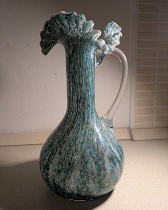Vaso artigianale azzurro
