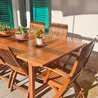 Set da Giardino in teak