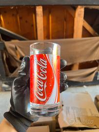 Bicchieri vintage coca cola e lipton