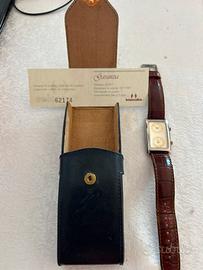 Orologio Euro moneta Intercoins vera pelle
