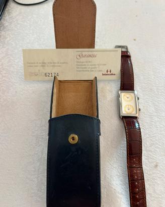 Orologio Euro moneta Intercoins vera pelle