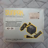 SUNPAK  AD-26 World-wide Voltage AC Adapter 