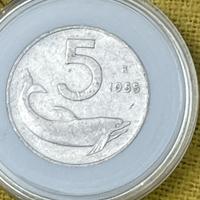 5 e 10 Lire rare del 1955
