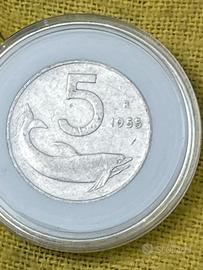 5 e 10 Lire rare del 1955