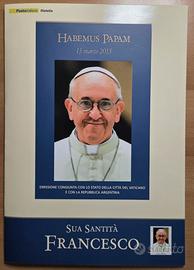 Folder filatelico Poste italiane Papa Francesco
