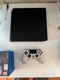 PlayStation 4 slim con controller e 7 giochi