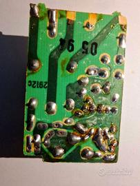 scheda elettronica di alimentazione con relè Omron