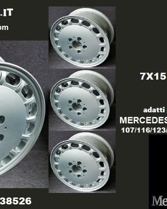 Cerchi Gulli 7x 15 5x112 et25 mercedes