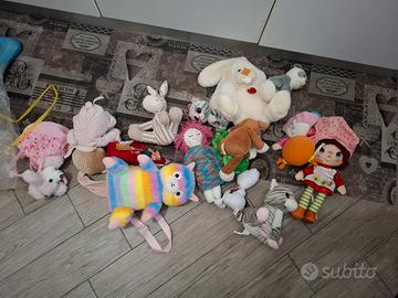 Peluche vari