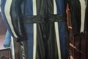 Tuta da moto in pelle
