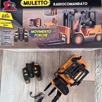 Giocattolo Muletto Radiocomandato con Suoni