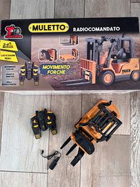 Giocattolo Muletto Radiocomandato con Suoni