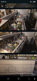 bancone bar + frigo 