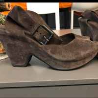 DelCARLOtg39SUPERFASHIONsandaloCAMOSCIOplateauNUOV