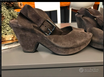 DelCARLOtg39SUPERFASHIONsandaloCAMOSCIOplateauNUOV