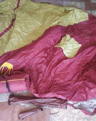 TENDA DA CAMPEGGIO 4/5 PERSONE IMPERMEABILE COMPLE