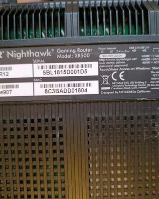 ROUTER GAMING NETGEAR NIGHTHAWK XR500