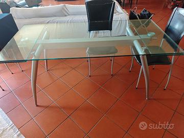 tavolo cristallo 