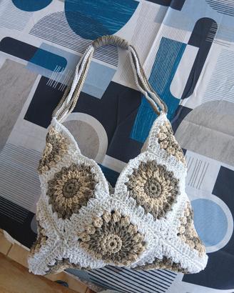 Borsa uncinetto modello Masa