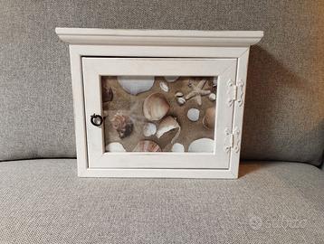 Portachiavi decorativo, motivo marino 26x22 cm