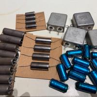 Condensatori carta e olio nuovi per uso audio