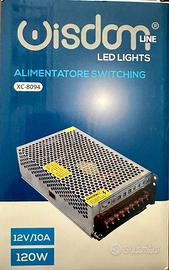 Alimentatore stabilizzato 12V per luci LED