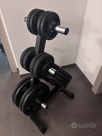 Dischi olimpionici gommati Toorx Tri-Grip 50 mm