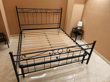 letto in ferro battuto + materasso 