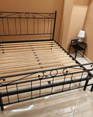 letto in ferro battuto + materasso 