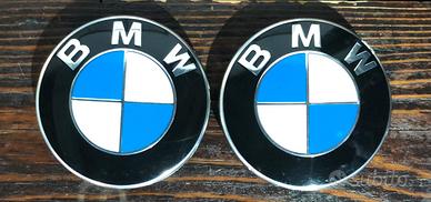 Coppia stemmi logo bmw originali