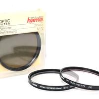 HAMA 3 FILTRI 72mm per Fotografia UV SKYLIGHT POL.