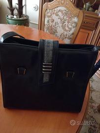 Borsa in vera pelle (nera)