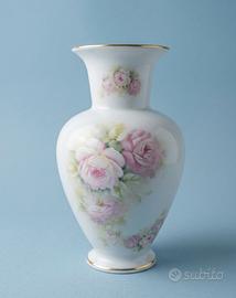 vaso vintage in porcellana Limoges fatto a  mano
