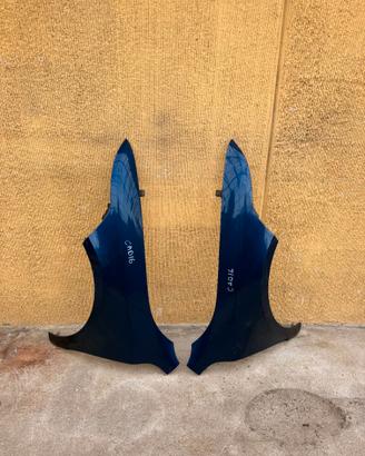 Coppia Parafanghi Anteriori Skoda Superb II  Blu