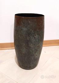 Vaso di design 35 cm - Effetto metallo ossidato