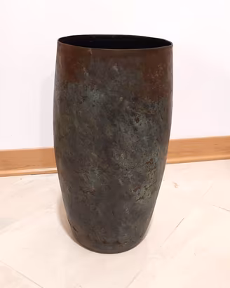 Vaso di design 35 cm - Effetto metallo ossidato