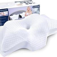 SAHEYER Cuscino cervicale ergonomico in memory foa