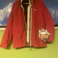 Giacca a vento millet bordeaux