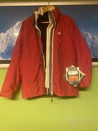 Giacca a vento millet bordeaux